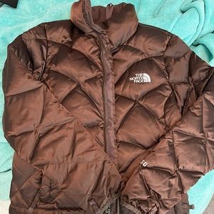 Brown North Face Puffer